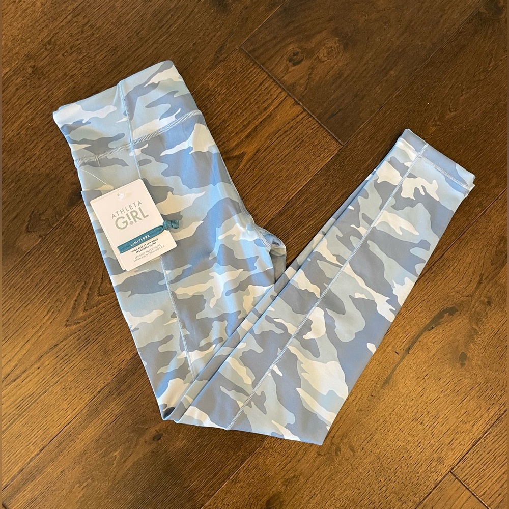 NWT Athleta Girl High Ruse Stash Your Treasures Tight